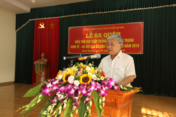 Lễ ra quân điều tra thực trạng kinh tế - xã hội 53 dân tộc thiểu số năm 2019 tại tỉnh Tuyên Quang